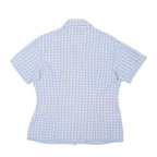 MAMMUT Womens Shirt Blue Nylon Check M