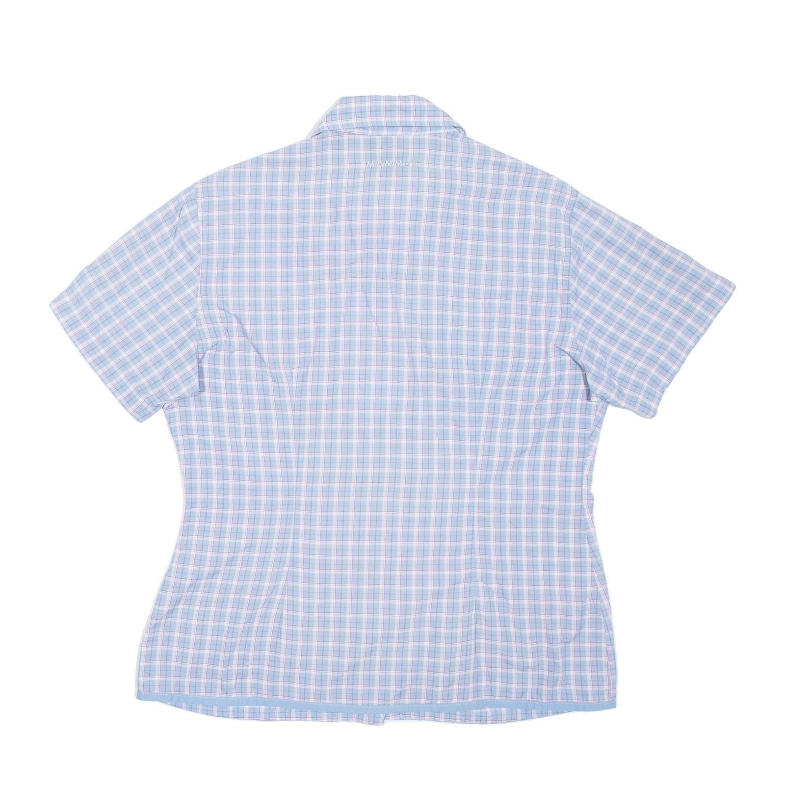 MAMMUT Womens Shirt Blue Nylon Check M