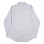 DKNY Mens Shirt Blue Striped Long Sleeve M
