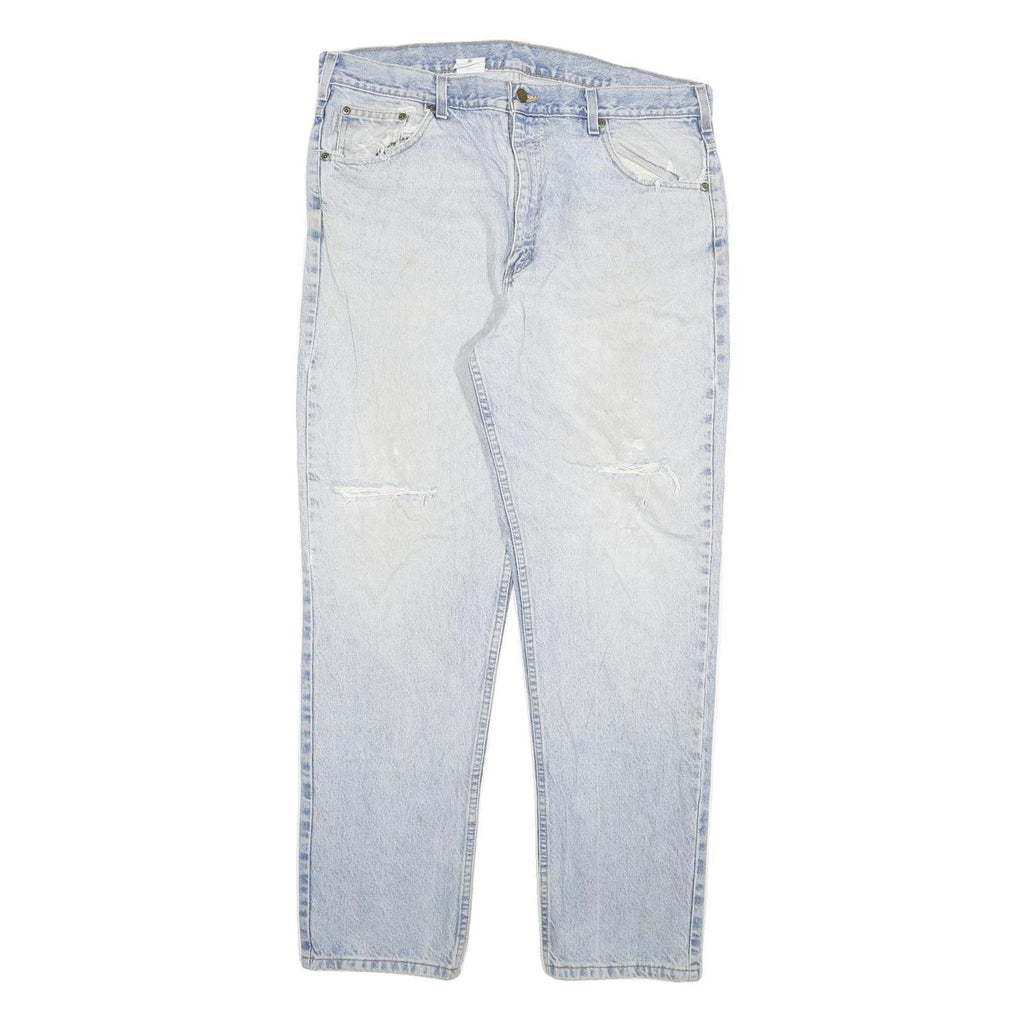 CARHARTT Mens Regular Fit Light Blue Denim Jeans W38 L32 Zip Classic Pockets