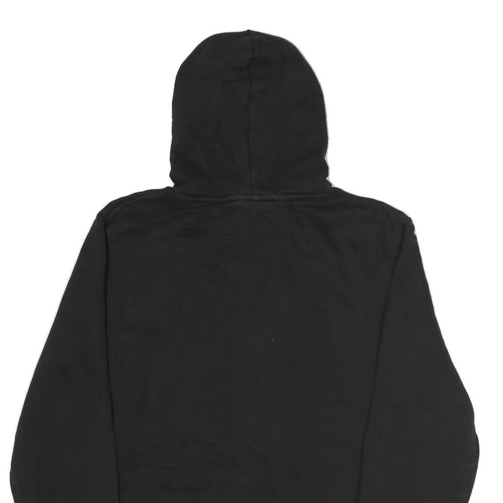 PUMA Mens Black Cotton Hoodie M Pullover Drawstring Casual Sportswear