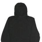 PUMA Mens Black Cotton Hoodie M Pullover Drawstring Casual Sportswear