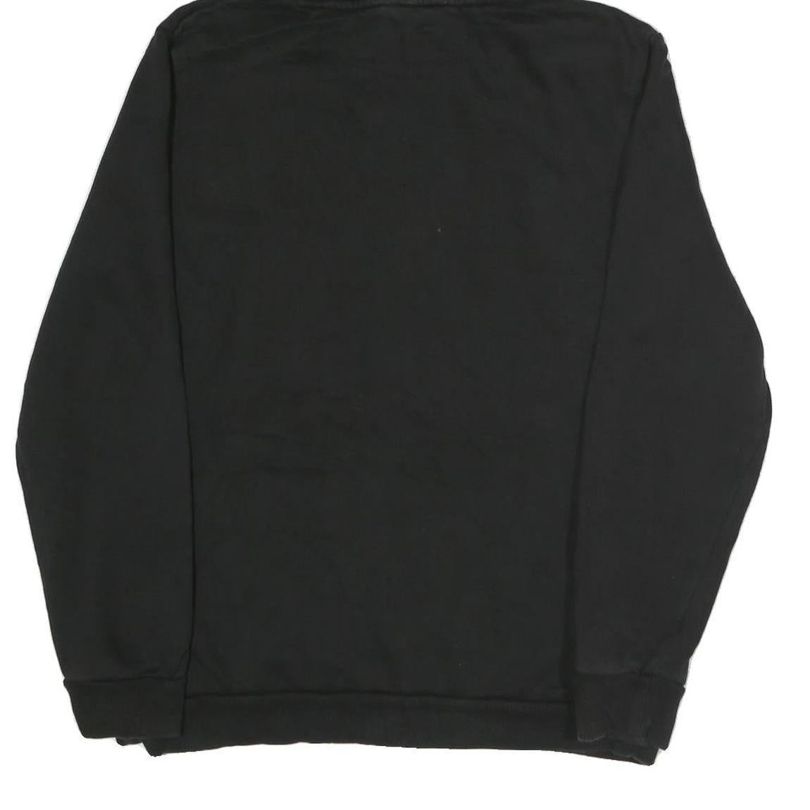 PUMA Mens Black Cotton Hoodie M Pullover Drawstring Casual Sportswear