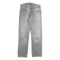 LEVI'S 505 02 Mens Jeans Grey Regular Straight Denim W30 L30 Classic Cotton