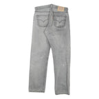 LEVI'S 505 02 Mens Jeans Grey Regular Straight Denim W30 L30 Classic Cotton