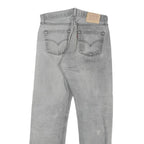 LEVI'S 505 02 Mens Jeans Grey Regular Straight Denim W30 L30 Classic Cotton