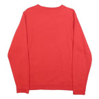 NIKE Mens Red Just Do It Cotton Blend Crew Neck S Sweatshirt Casual Pullover