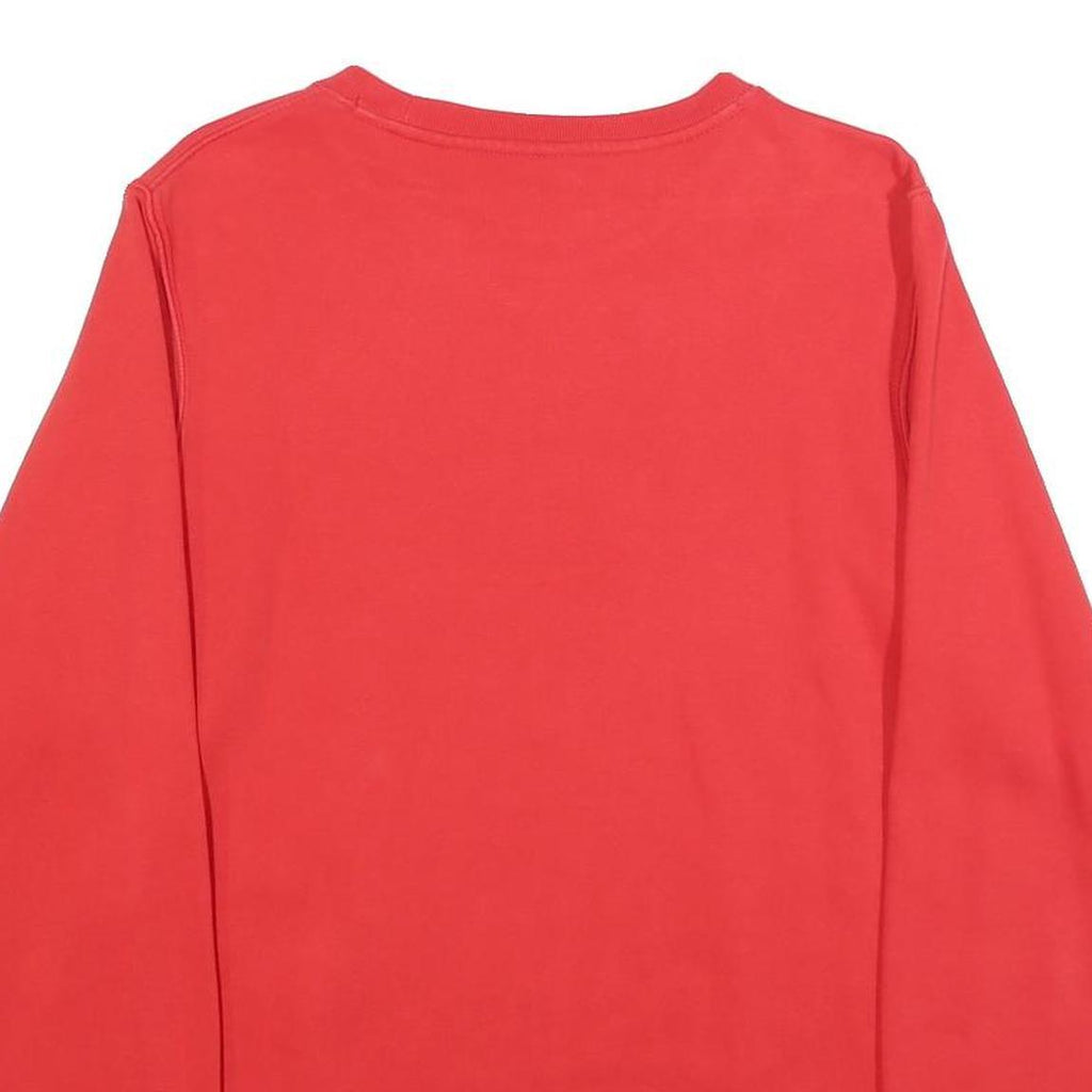 NIKE Mens Red Just Do It Cotton Blend Crew Neck S Sweatshirt Casual Pullover