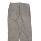 CANDA Womens Linen Beige Relaxed Straight Trousers W28 L28 Casual Comfort Summer