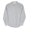 LEVI'S Mens Grey Cotton Blend Button-Down Shirt M Classic Fit Casual