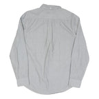 LEVI'S Mens Grey Cotton Blend Button-Down Shirt M Classic Fit Casual