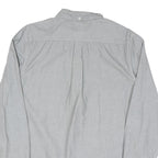 LEVI'S Mens Grey Cotton Blend Button-Down Shirt M Classic Fit Casual