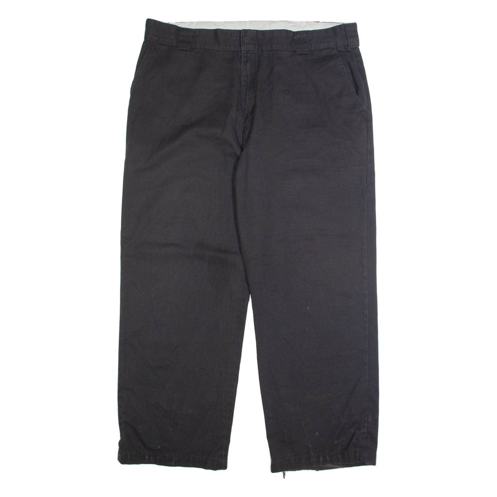 DICKIES Chino Mens Trousers Black Regular Straight W40 L30