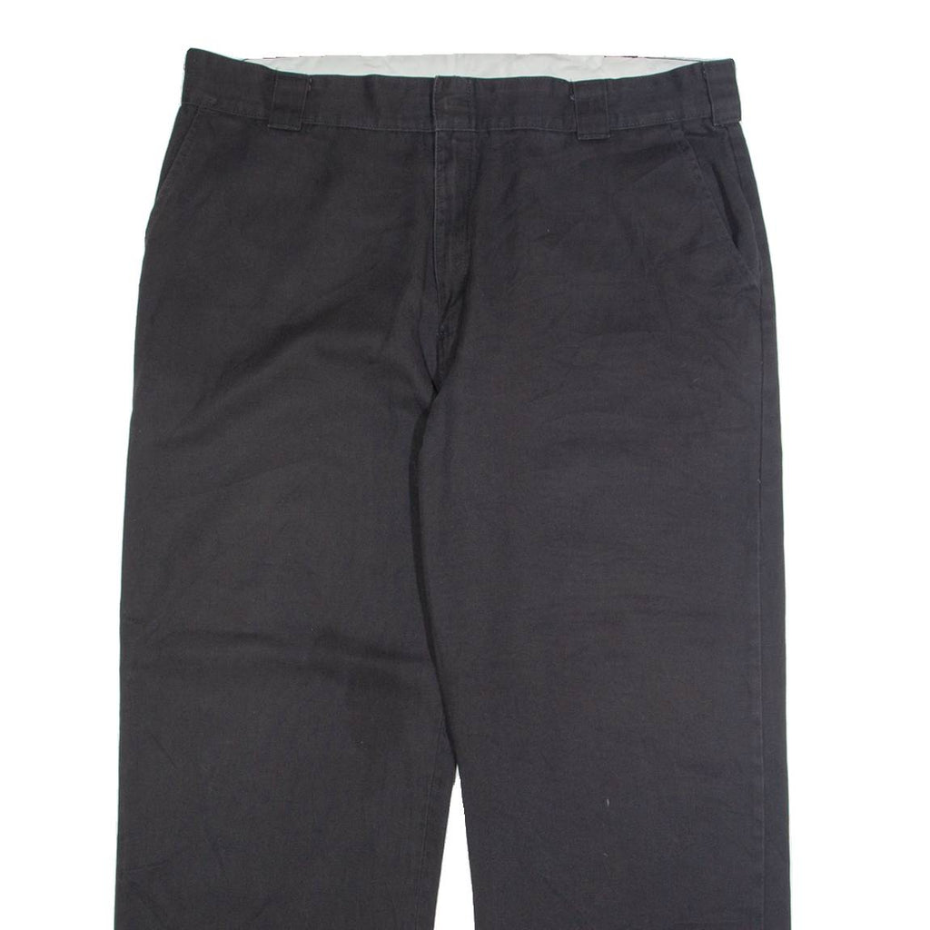 DICKIES Chino Mens Trousers Black Regular Straight W40 L30