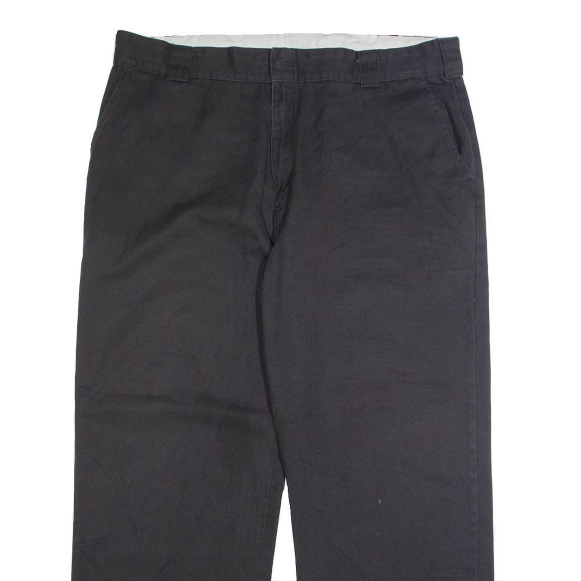 DICKIES Chino Mens Trousers Black Regular Straight W40 L30