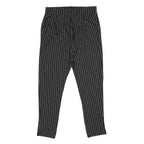 AMISU Womens Synthetic Black Slim Straight Trousers W28 L27 Pinstripe
