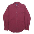 RALPH LAUREN Mens Red & Black Check Shirt XS Button-Down Cotton Long Sleeve