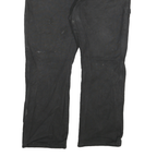 DICKIES Mens Black Regular Straight Denim Jeans W40 L29 Workwear Utility