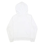 LEVI'S Womens White Hoodie L Cotton Blend Classic Logo Pullover Casual