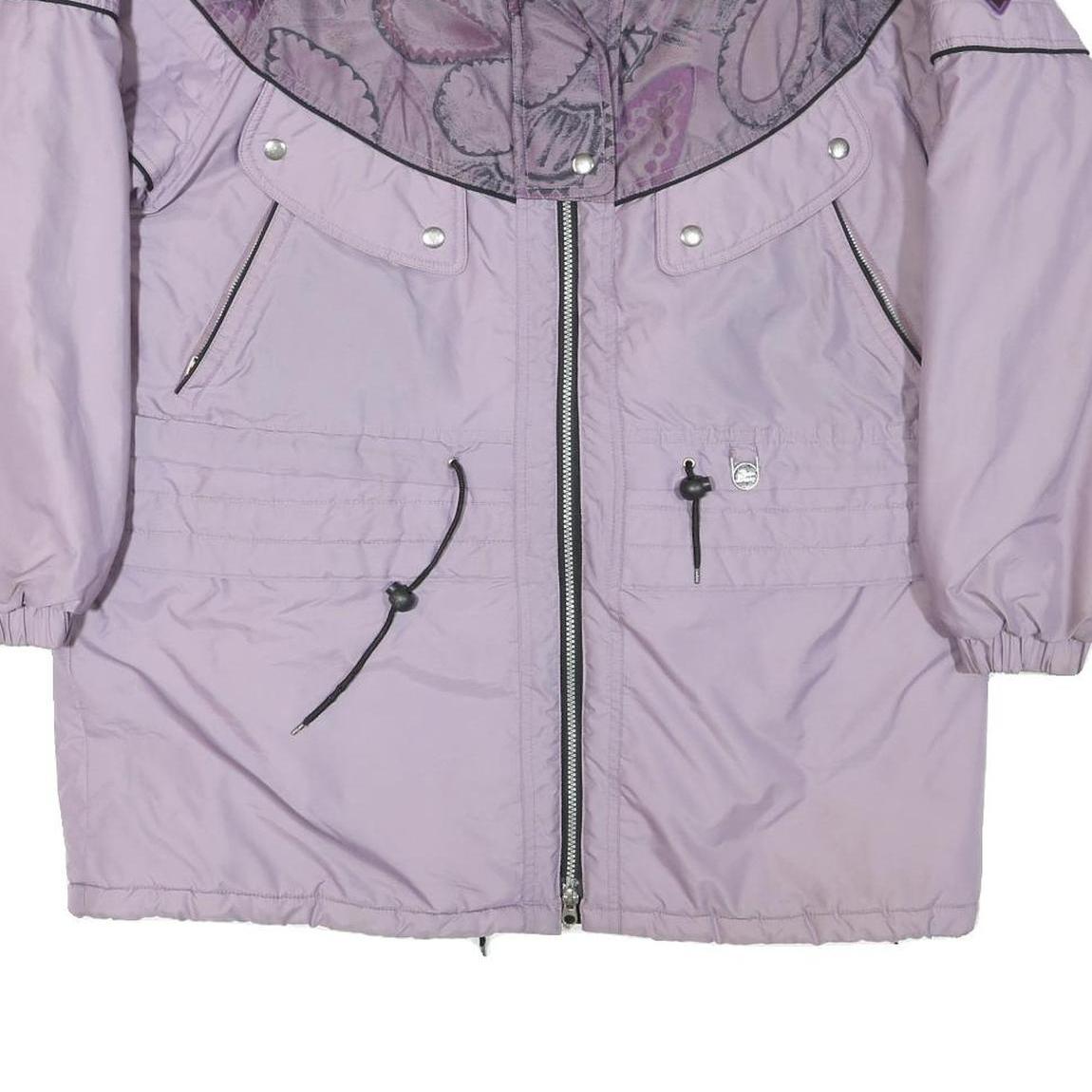 POLAR WEAR Womens Purple & Lilac Lightweight Jacket L Polyester Printed Detail