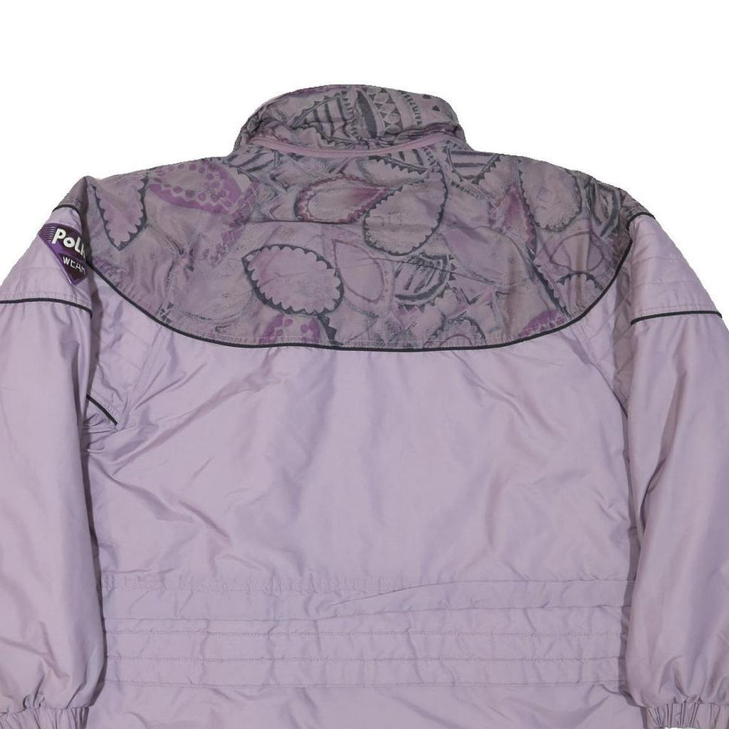 POLAR WEAR Womens Purple & Lilac Lightweight Jacket L Polyester Printed Detail