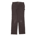 CARHARTT Womens Jeans Brown Regular Straight Denim Rinse W28 L32 Workwear Casual