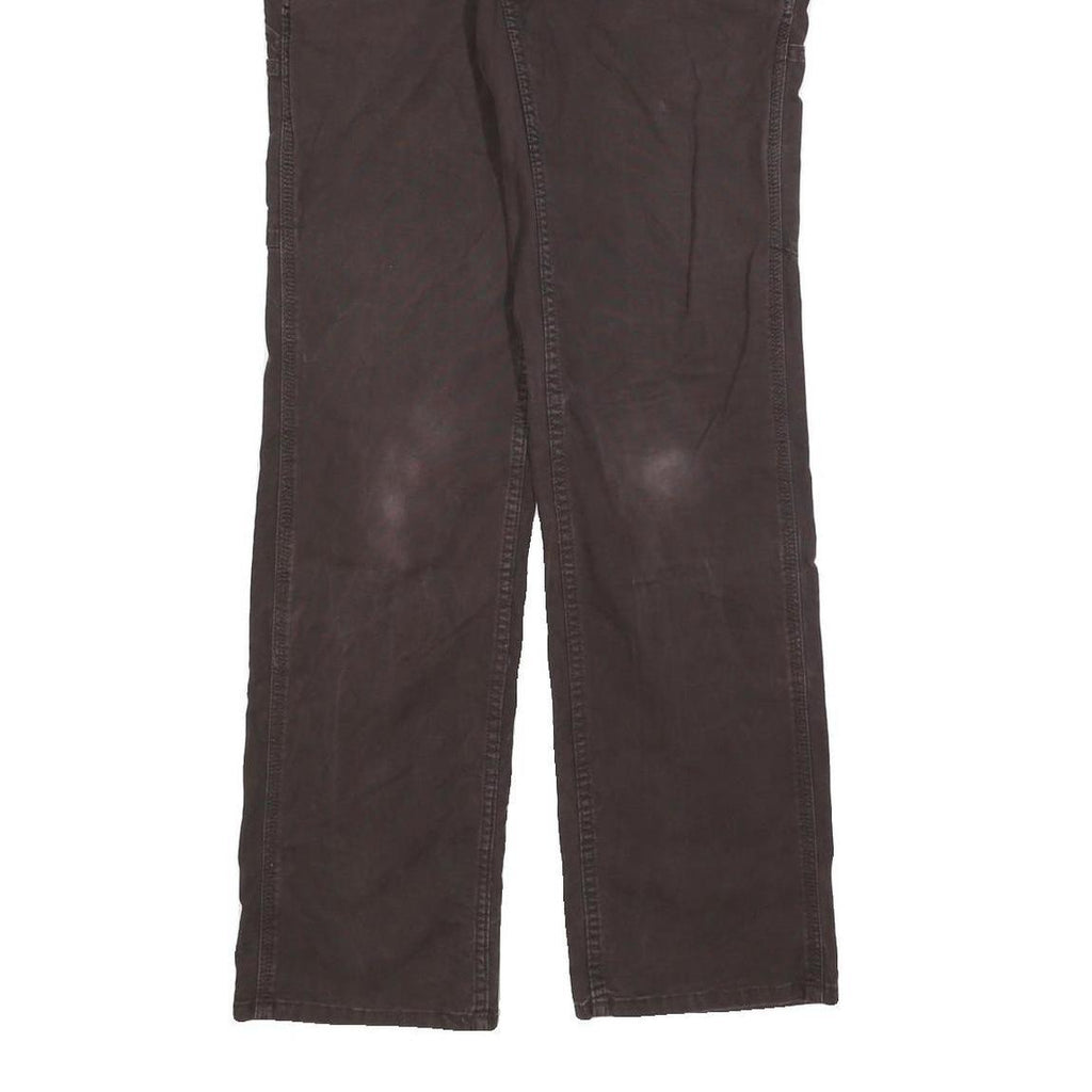 CARHARTT Womens Jeans Brown Regular Straight Denim Rinse W28 L32 Workwear Casual