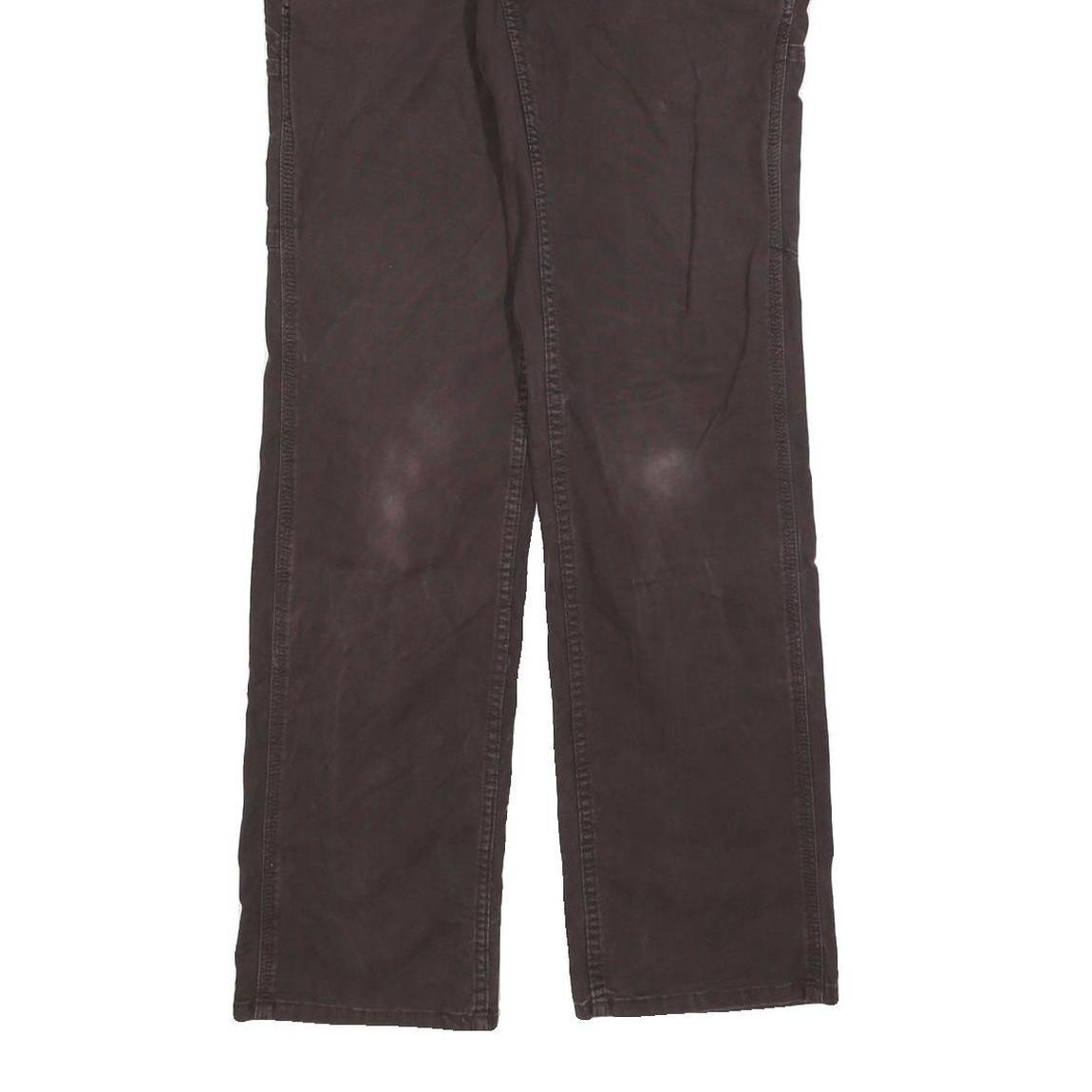 CARHARTT Womens Jeans Brown Regular Straight Denim Rinse W28 L32 Workwear Casual