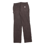 CARHARTT Womens Jeans Brown Regular Straight Denim Rinse W28 L32 Workwear Casual
