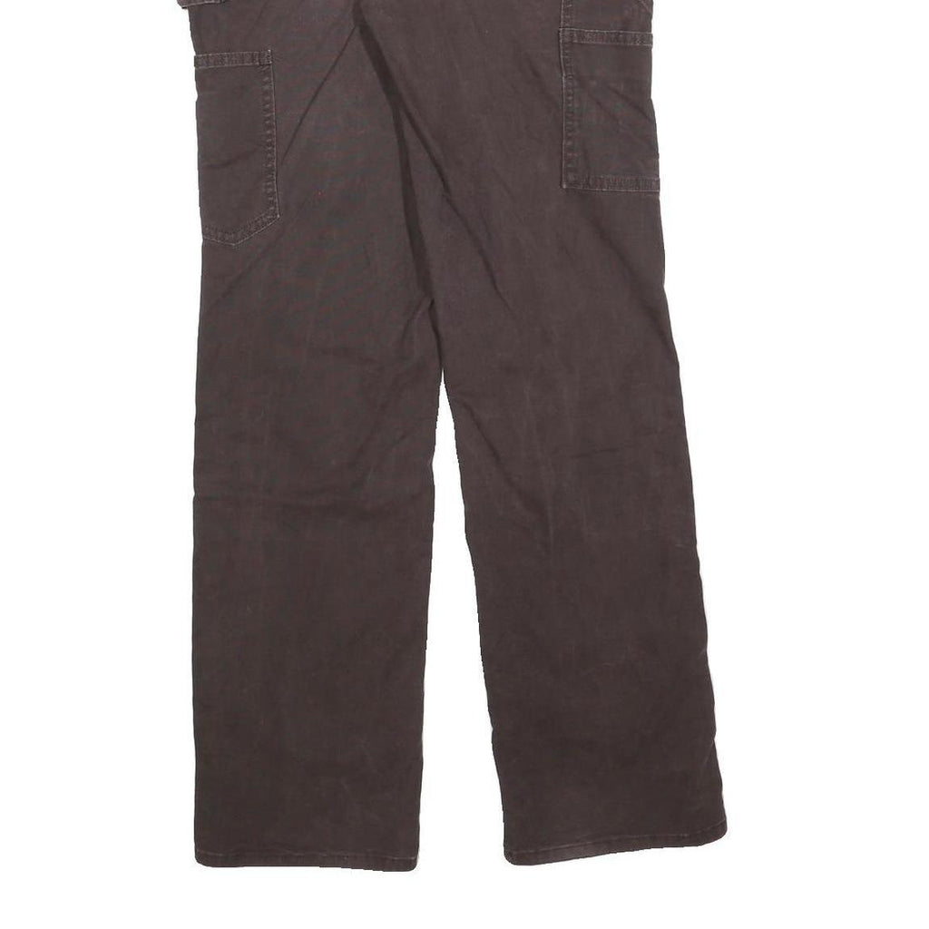 CARHARTT Womens Jeans Brown Regular Straight Denim Rinse W28 L32 Workwear Casual