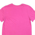 NIKE Mens Pink Crew Neck Short Sleeve T-Shirt M Cotton Blend Casual Sportswear