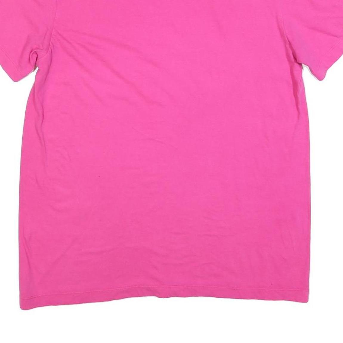 NIKE Mens Pink Crew Neck Short Sleeve T-Shirt M Cotton Blend Casual Sportswear