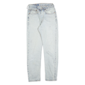 LEVI'S Womens Jeans Blue Regular Straight Denim Light W26 L27 Classic Cotton Zip