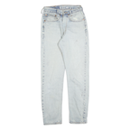 LEVI'S Womens Jeans Blue Regular Straight Denim Light W26 L27 Classic Cotton Zip