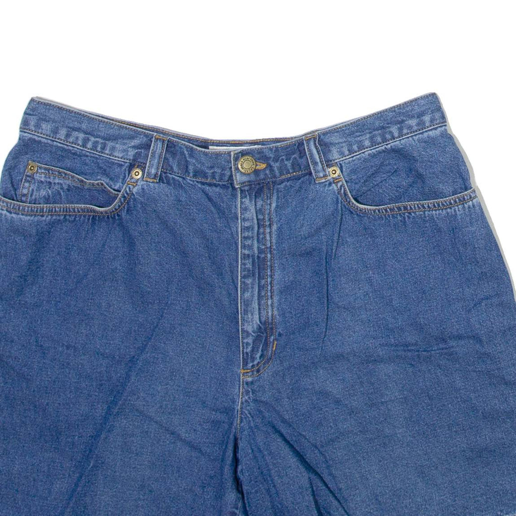 JONES Womens Denim Shorts Blue M W30