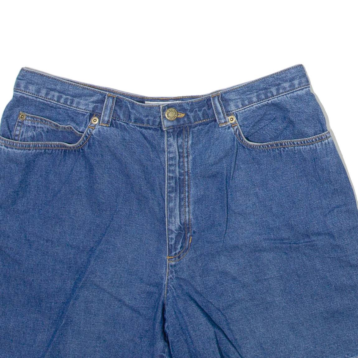 JONES Womens Denim Shorts Blue M W30