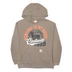 CARHARTT Boys Beige Hunting Is My Sport Pullover Hoodie XL