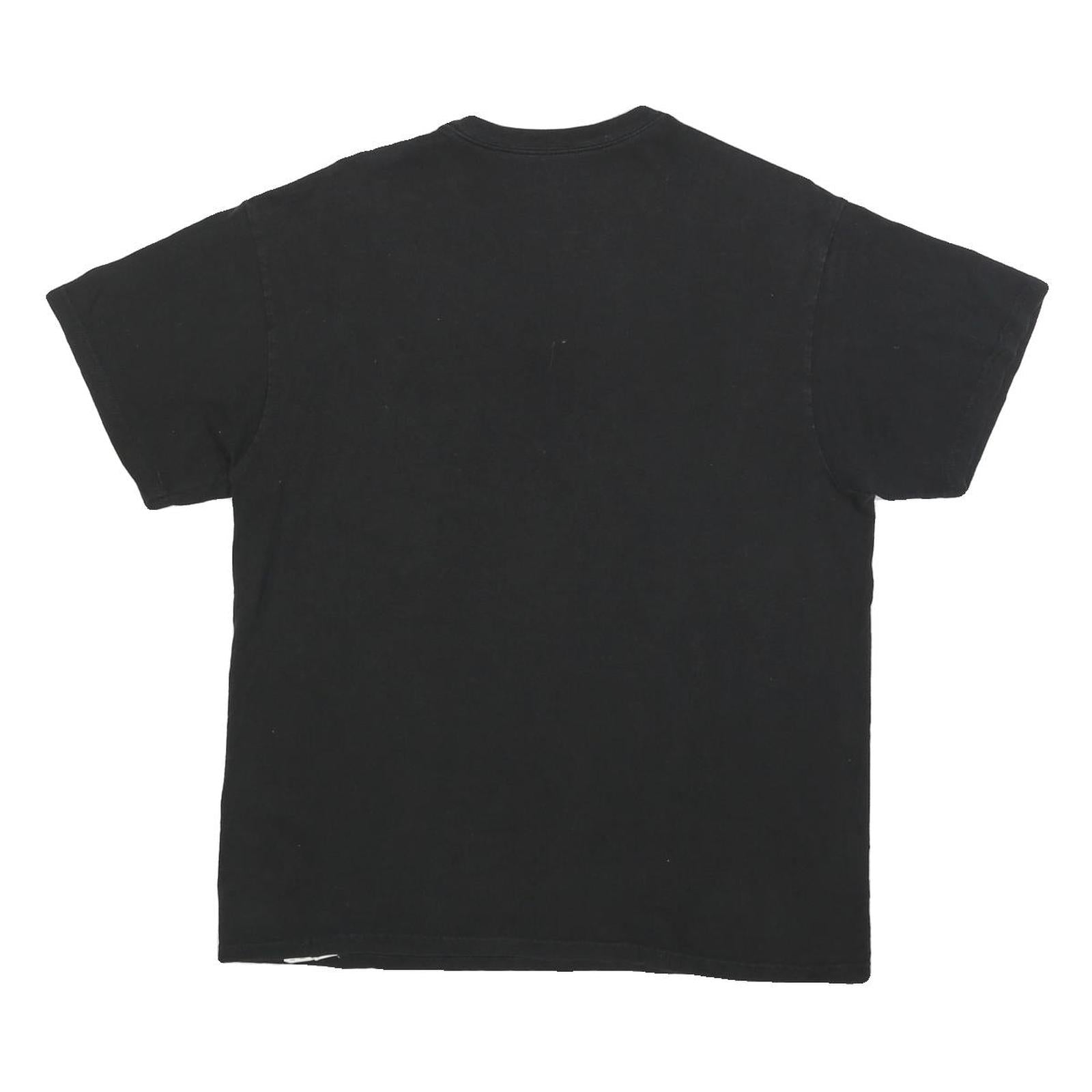 MLB Mens Black Giants Graphic T-Shirt L Short Sleeve Crew Neck Baseball