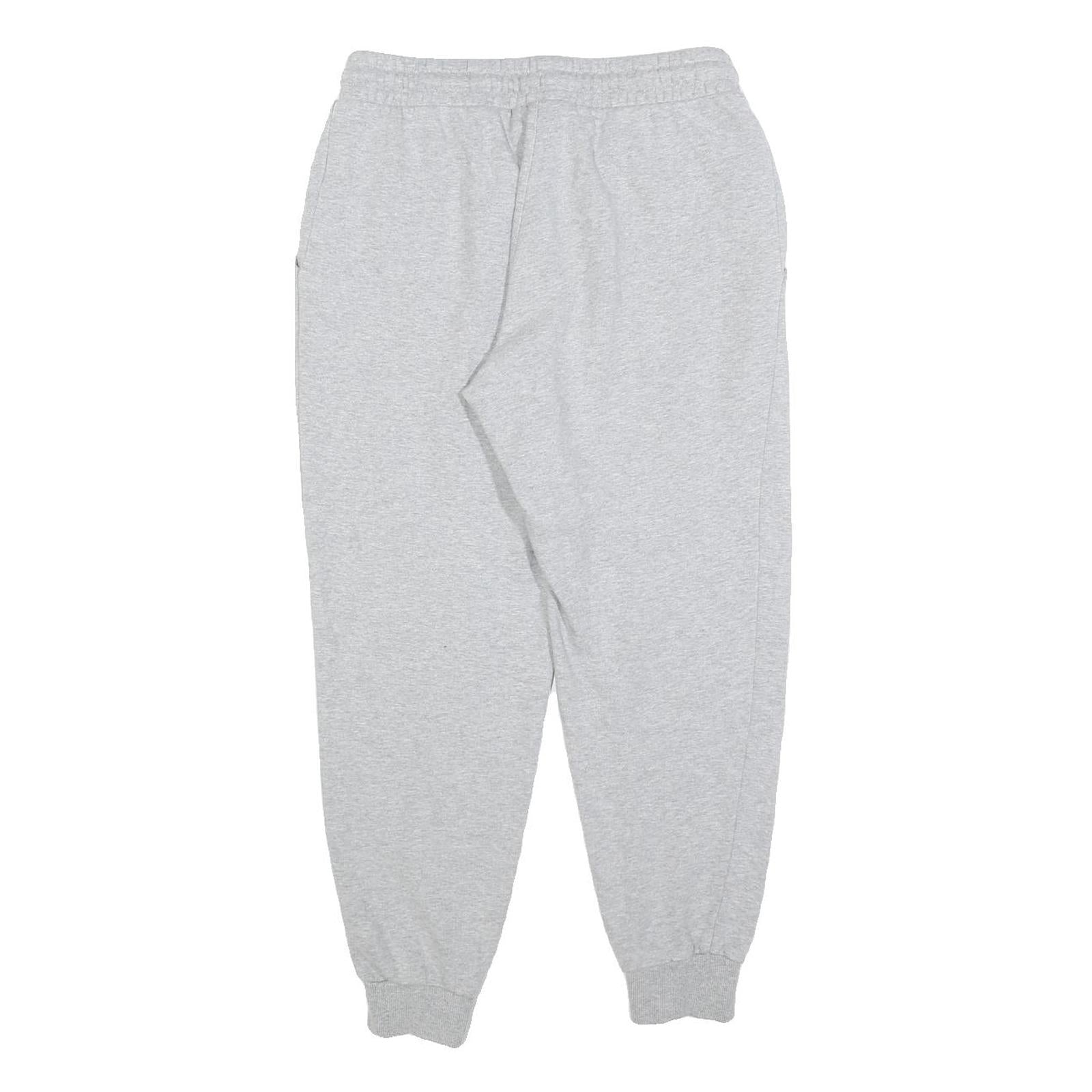 FILA Womens Joggers Grey Slim Tapered S W26 L25 Cotton Blend Comfort Casual