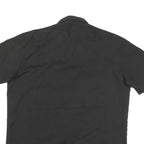 DICKIES Mens Black Work Shirt L Cotton Blend Short Sleeve Button-Up