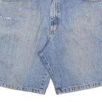 WRANGLER Mens Denim Blue Casual Cotton Shorts L W36 Utility Workwear