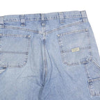 WRANGLER Mens Denim Blue Casual Cotton Shorts L W36 Utility Workwear
