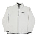 TIMBERLAND Mens White Pullover Plain 1/4 Zip Basic Knit XL Casual Outdoor Jumper