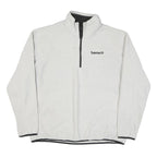 TIMBERLAND Mens White Pullover Plain 1/4 Zip Basic Knit XL Casual Outdoor Jumper