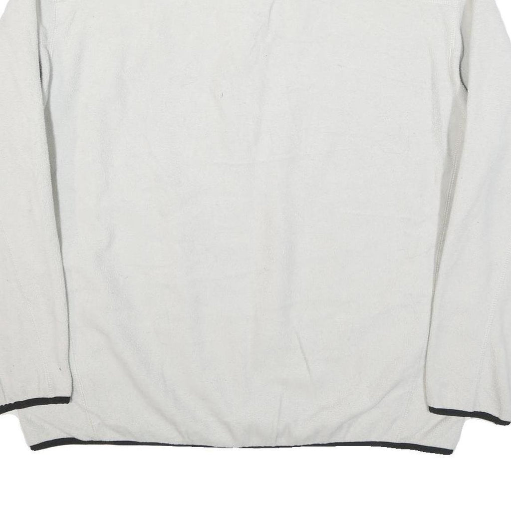 TIMBERLAND Mens White Pullover Plain 1/4 Zip Basic Knit XL Casual Outdoor Jumper