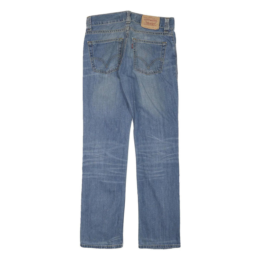 LEVI'S Mens Jeans Blue Slim Straight Denim Medium W30 L30 Classic Casual Faded