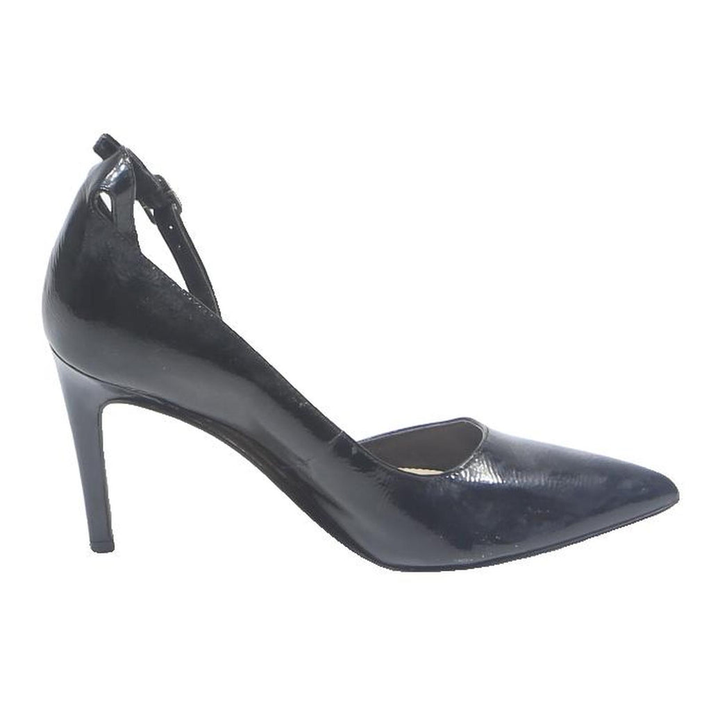 VINCE CAMUTO Womens Black Leather High Heel Pump Shoe UK 6.5 Elegant Style