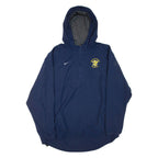 NIKE West Bay Nuggets Mens Pullover Jacket Blue USA Hooded XL