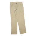 CARHARTT Mens Cotton Blend Beige Relaxed Straight Trousers W31 L32 Workwear