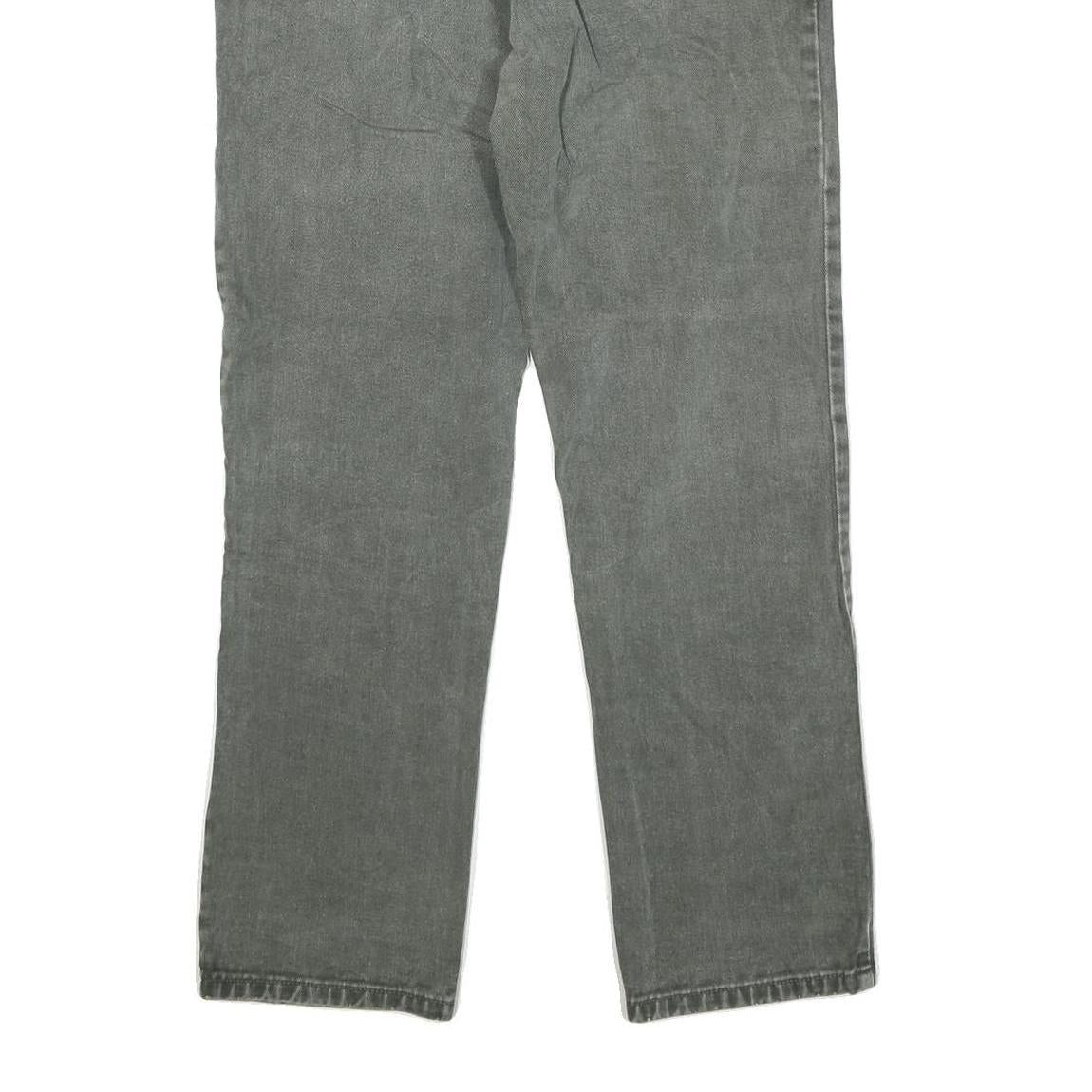 GUESS Womens Regular Fit Grey Denim Jeans W30 L29 Cotton Blend Zip Casual